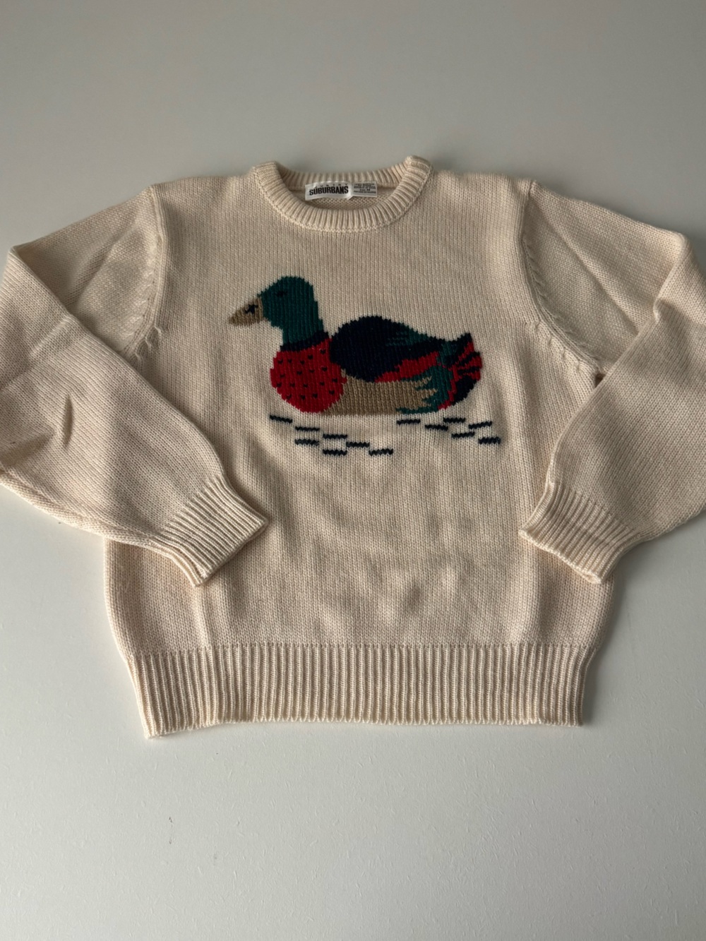 Vintage Country Suburbans Duck Sweater